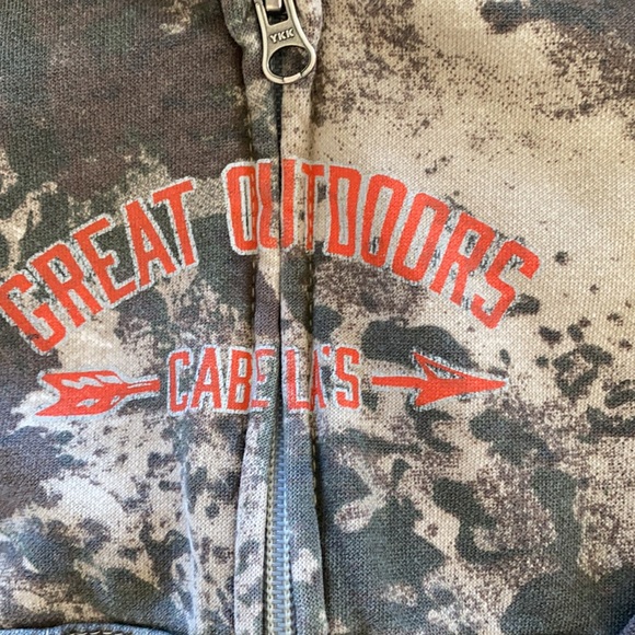 3T Cabelas camo zip hoodie - Picture 2 of 4
